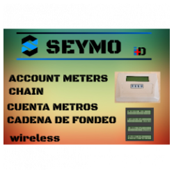 Wireless anchor chain meter counter