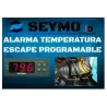 Alarma temperatura escape de motor programable