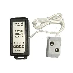 Alarme de cale programmable sans fil à 4 zones