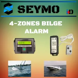 Alarma de sentina 4 zonas programable inalámbrica
