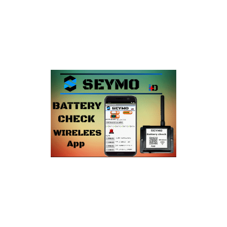 Battery check control up to 4 battery groups with App